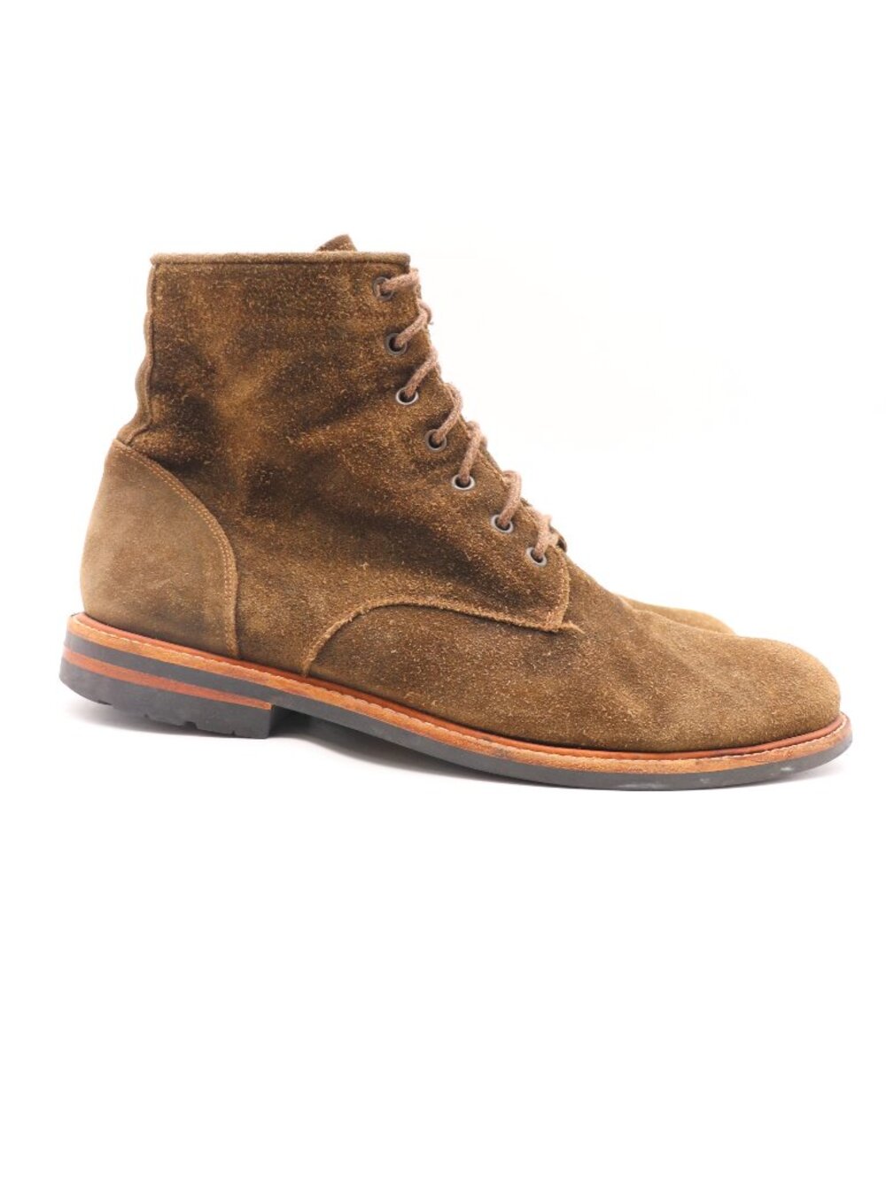 Nisolo All Weather Anders Men's Size 13 Boots Olive Green Suede Boots